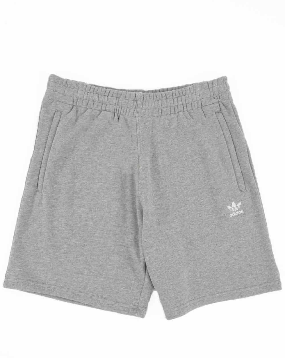 Adidas Originals – Lounge-Shorts mit Reißverschlusstasche, Grau meliert