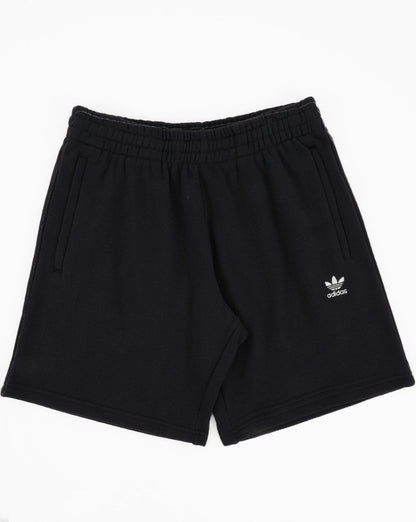 Adidas Originals – Schwarze Lounge-Shorts mit Reißverschlusstasche