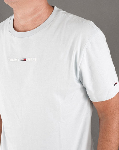 Tommy Jeans Logo T-Shirt Himmelblau