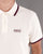 Barbour International Multi Tipped Polo Off White