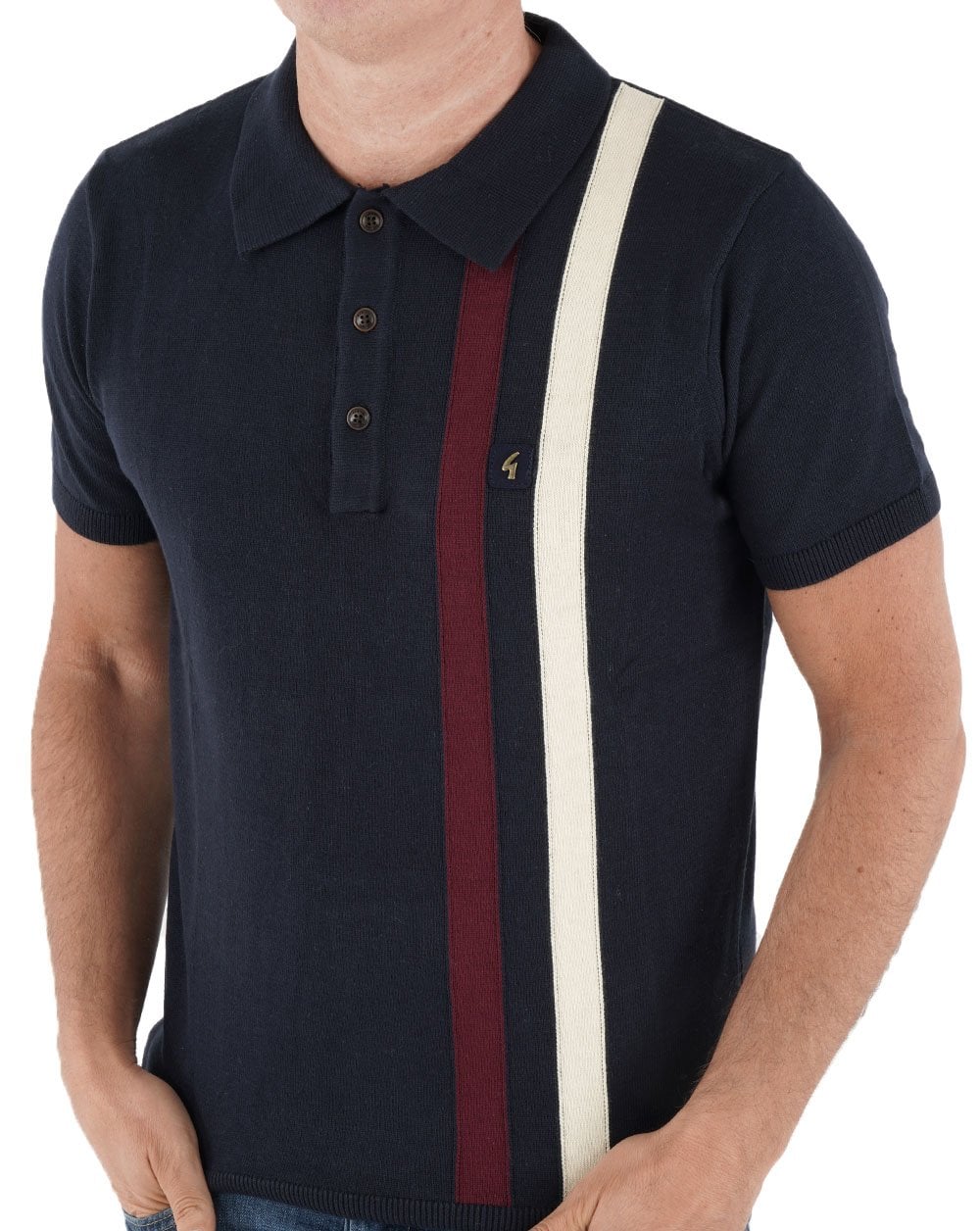 Gabicci Vintage Como Strickpolo Marineblau