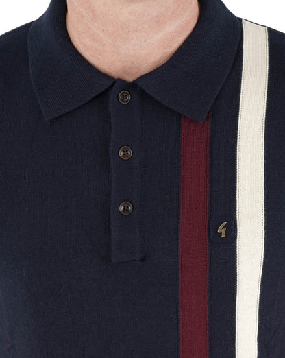 Gabicci Vintage Como Strickpolo Marineblau