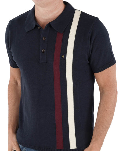 Gabicci Vintage Como Strickpolo Marineblau