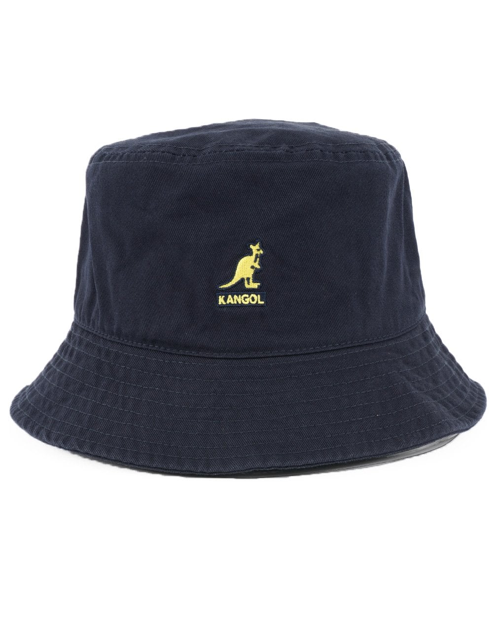 Kangol Washed Bucket Hat Marineblau
