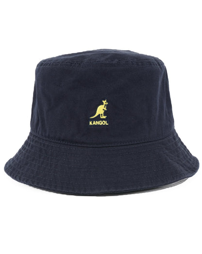 Kangol Washed Bucket Hat Marineblau