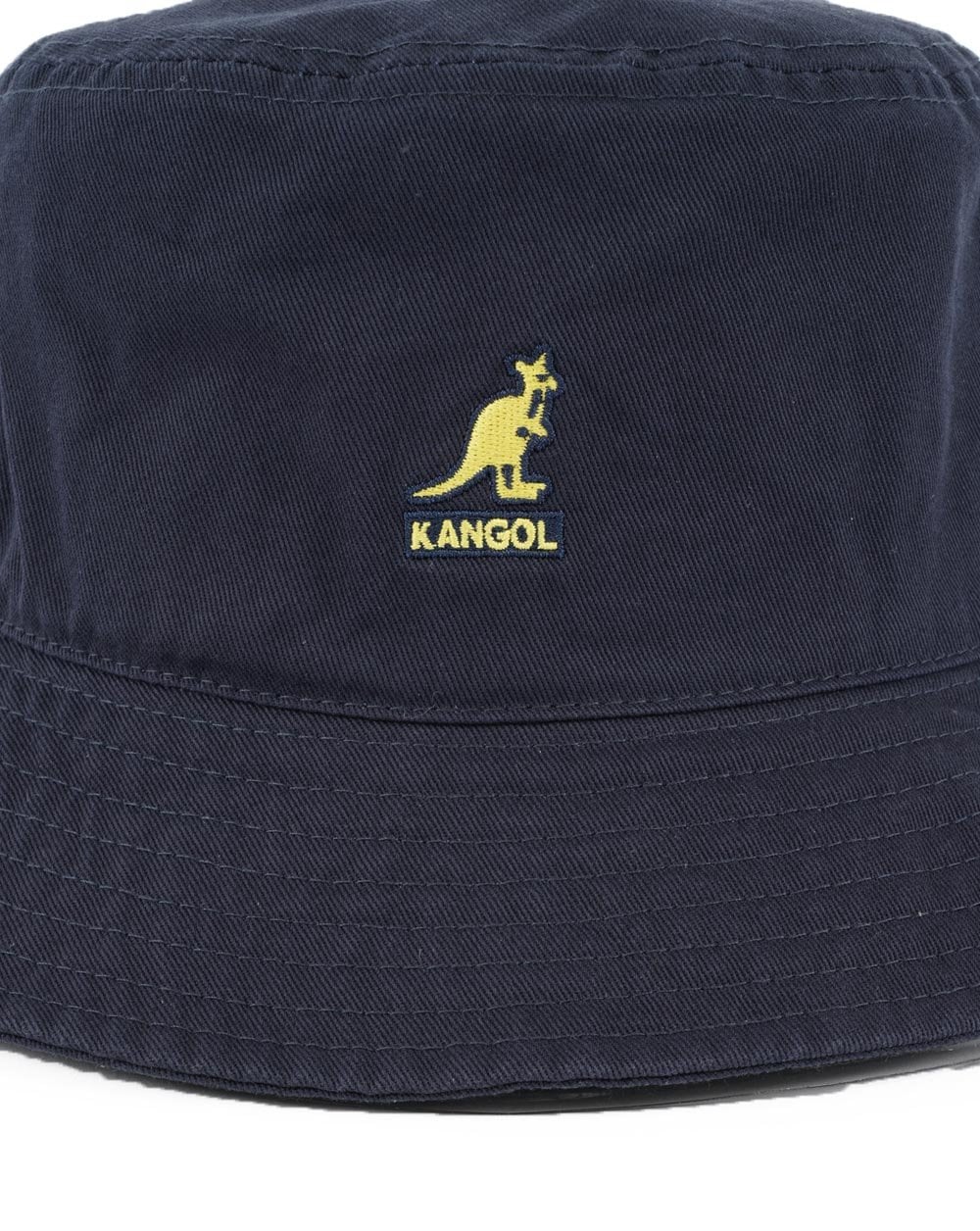 Kangol Washed Bucket Hat Marineblau