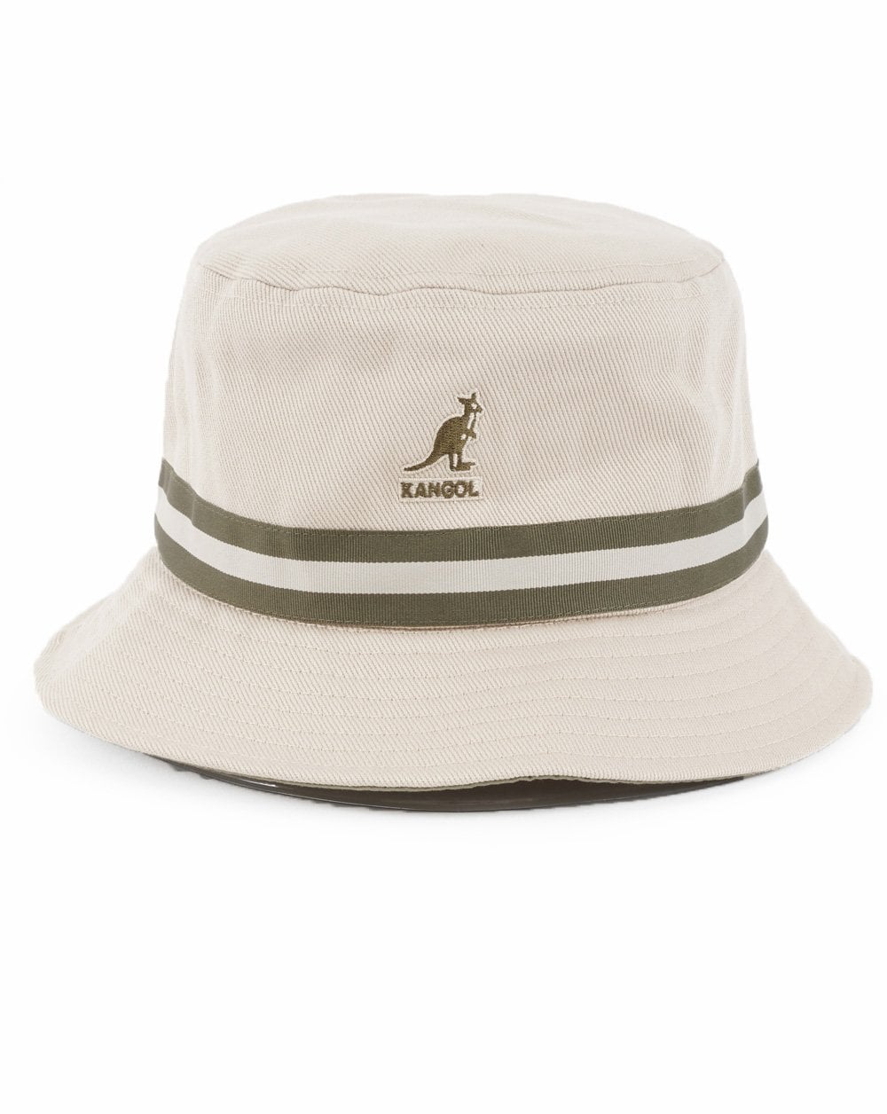 Kangol Stripe Lahinch Bucket Hat Beige