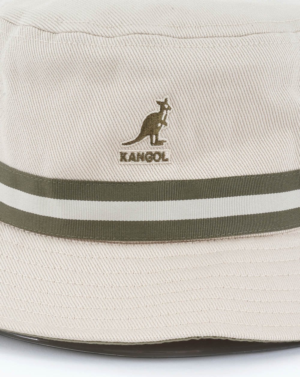 Kangol Stripe Lahinch Bucket Hat Beige