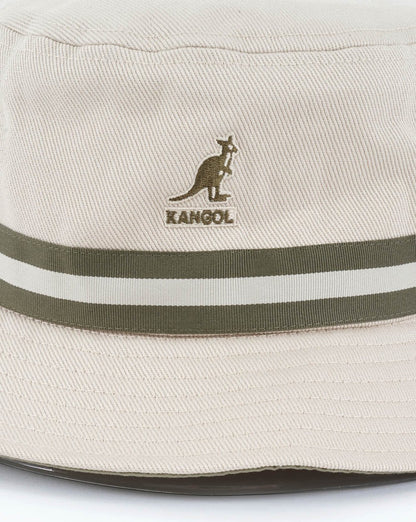 Kangol Stripe Lahinch Fischerhut Beige