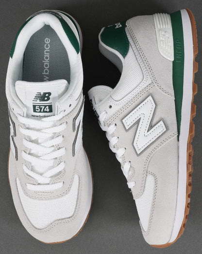 New Balance 574 Trainer Weiß/Grün