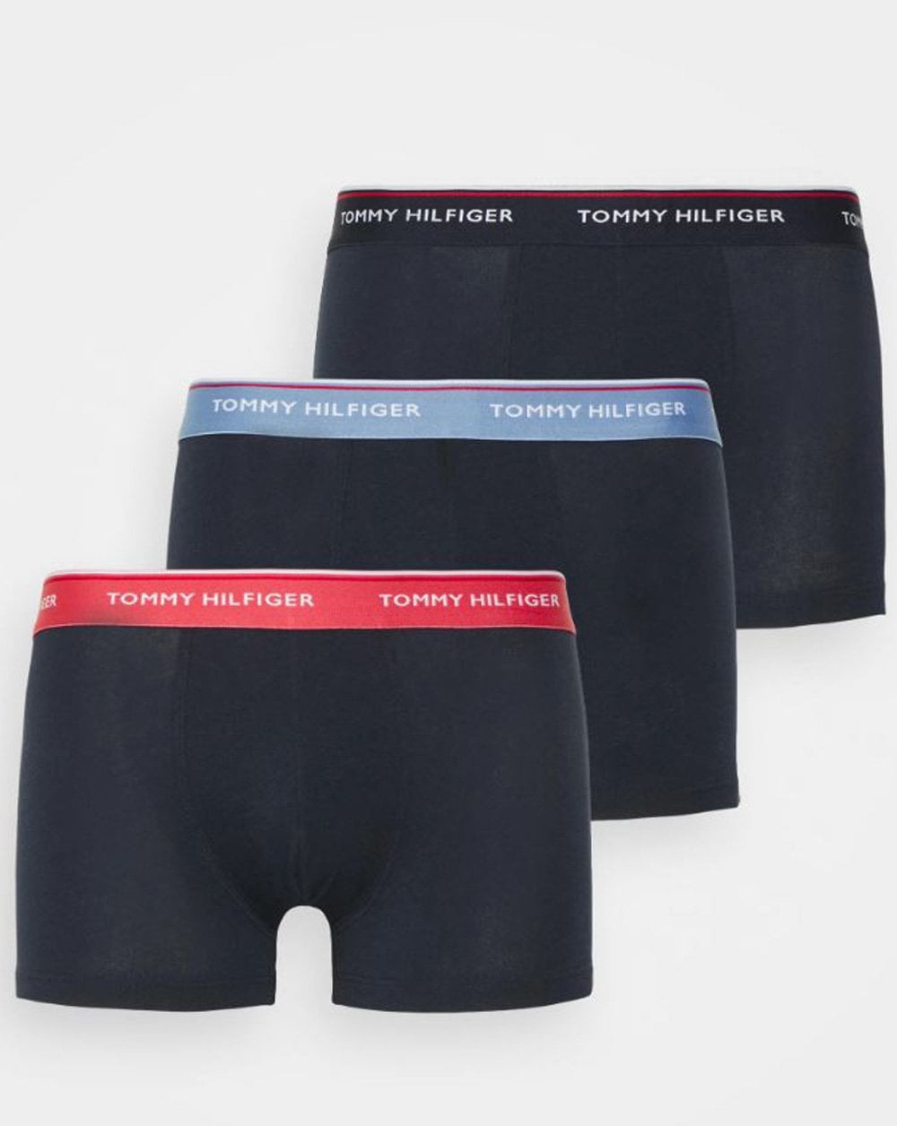 Tommy Hilfiger Dreierpack Unterhosen Himmelblau/Marineblau/Rot