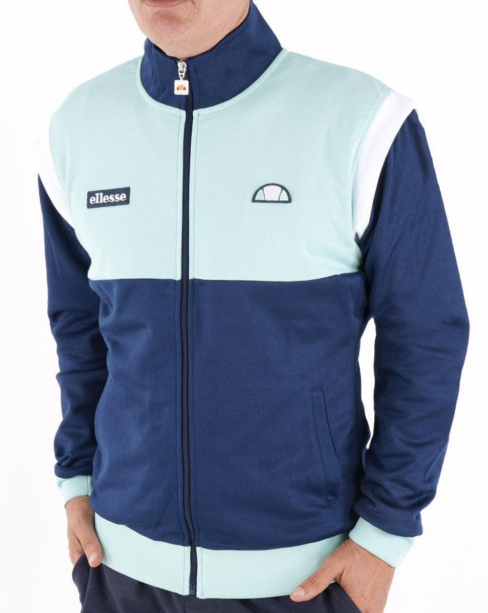 Ellesse Becker Track Top Dunkelblau/Hellblau