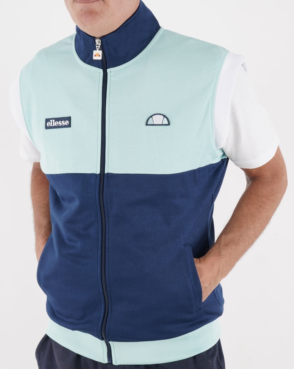 Ellesse Becker Track Top Dunkelblau/Hellblau
