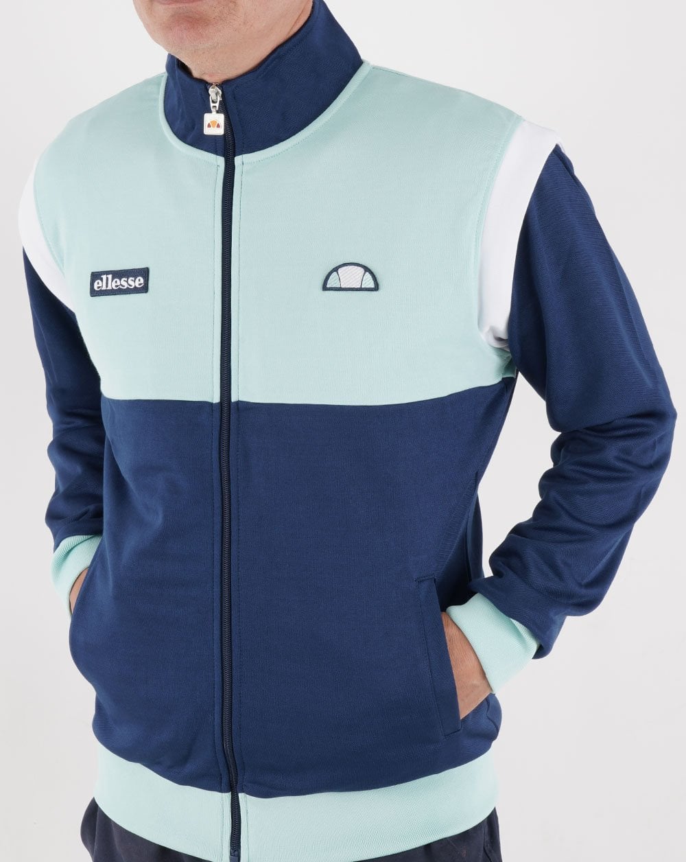 Ellesse Becker Track Top Dunkelblau/Hellblau