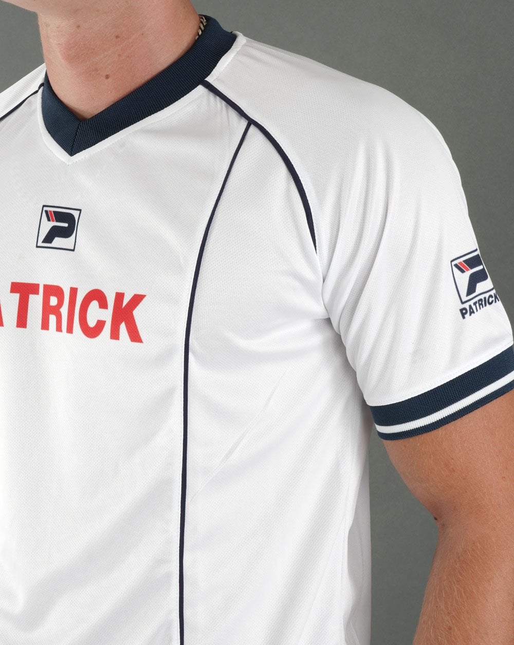 Patrick 80er Fußballtrikot Weiß