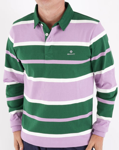 Gant Multi Stripe Heavy Rugger Lila/Grün