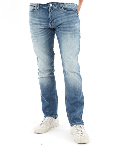 Tommy Jeans – Scanton – Schmal geschnittene Jeans in mittlerer Waschung