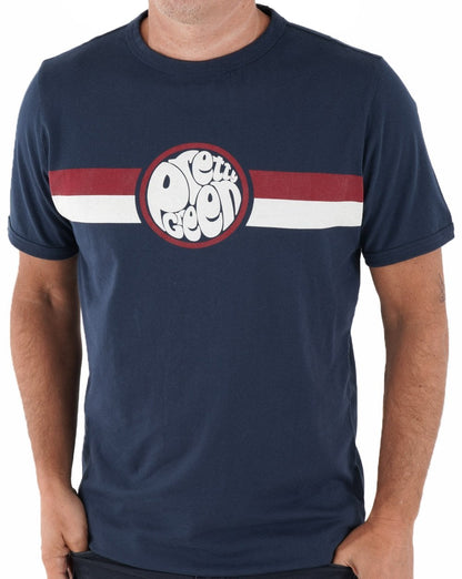 Hübsches grünes Tilby-T-Shirt in Marineblau