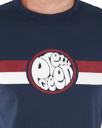 Hübsches grünes Tilby-T-Shirt in Marineblau