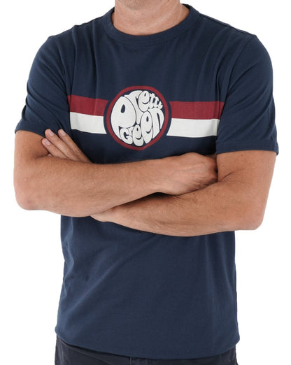 Hübsches grünes Tilby-T-Shirt in Marineblau