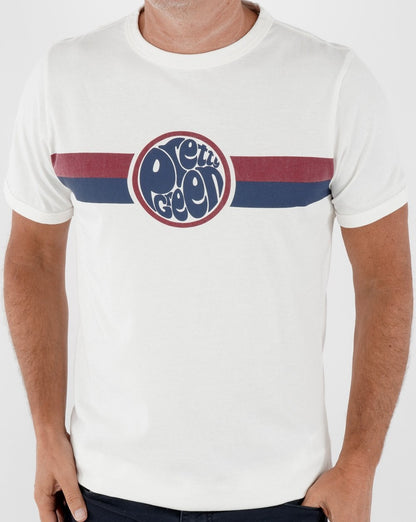 Pretty Green Tilby T-Shirt Weiß