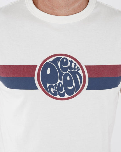 Pretty Green Tilby T-Shirt Weiß