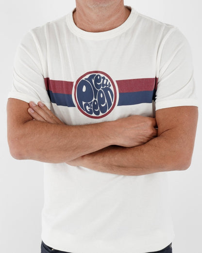 Pretty Green Tilby T-Shirt Weiß