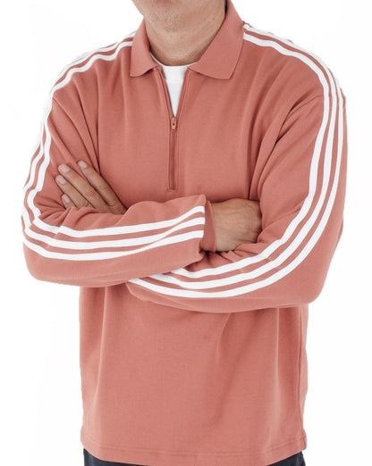 Adidas Originals 3-Streifen-Poloshirt in Ton
