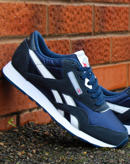 Reebok Classic Nylon Sneaker Team Navy/Platin
