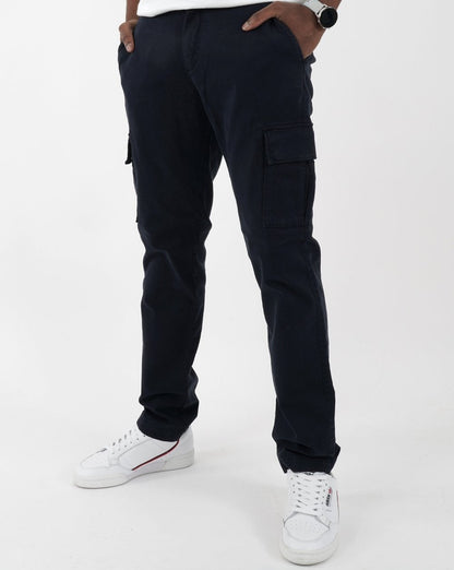 Lyle &amp; Scott – Cargohose in Dunkelmarineblau