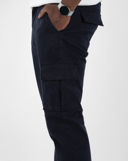 Lyle &amp; Scott – Cargohose in Dunkelmarineblau