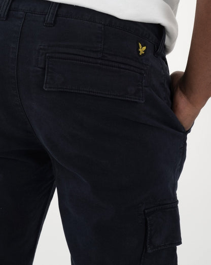 Lyle &amp; Scott – Cargohose in Dunkelmarineblau