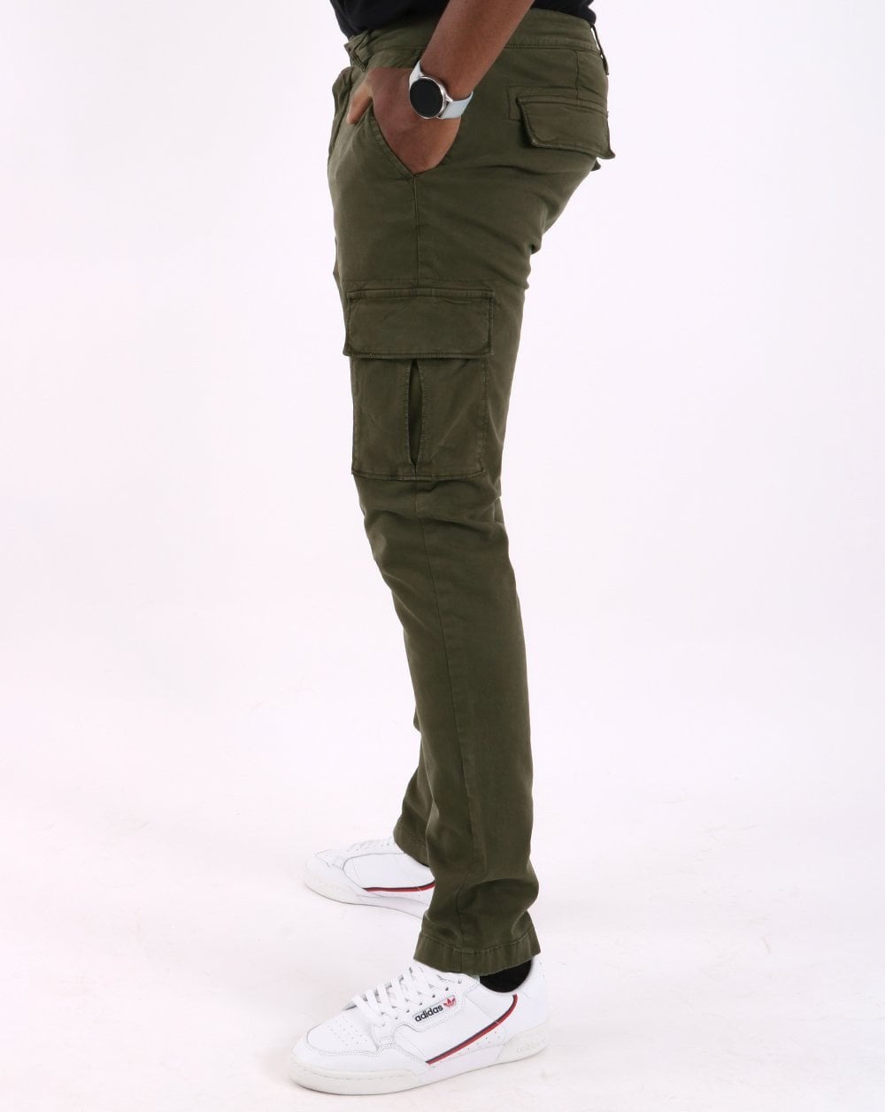 Lyle &amp; Scott – Cargohose in Olivgrün