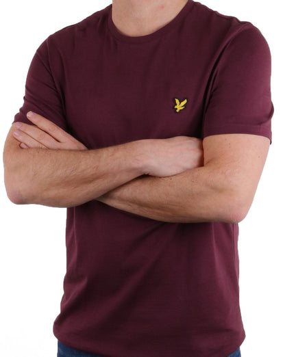Lyle And Scott T-Shirt Burgunderrot