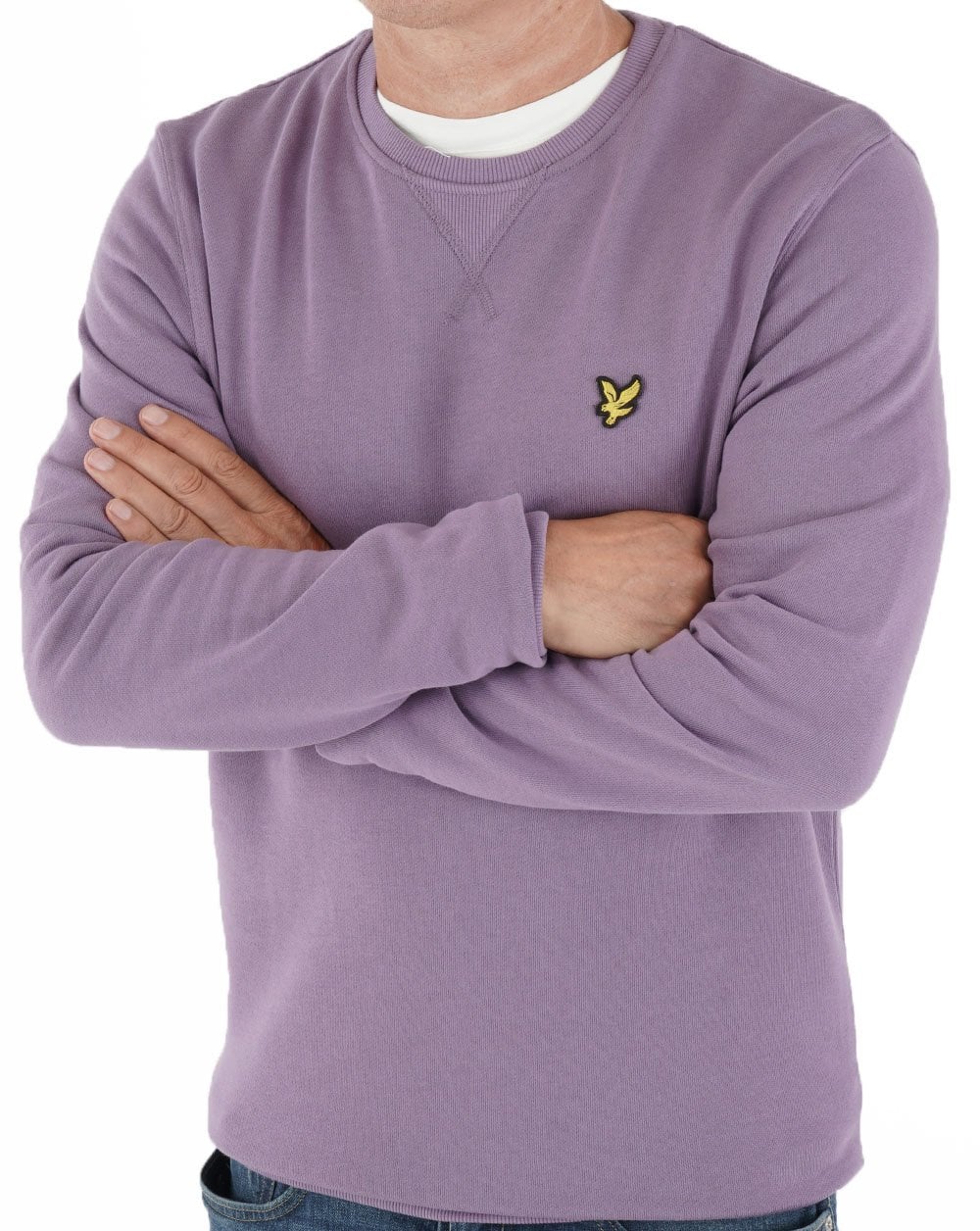 Lyle & Scott Crew Neck Sweatshirt Purple