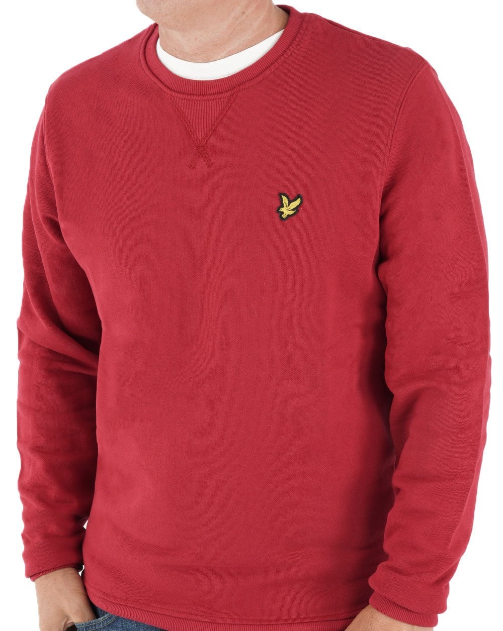 Lyle & Scott Crew Neck Sweatshirt Red