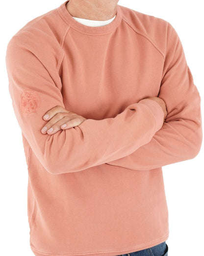 Pretty Green Cascade Rundhals-Sweatshirt Rosa