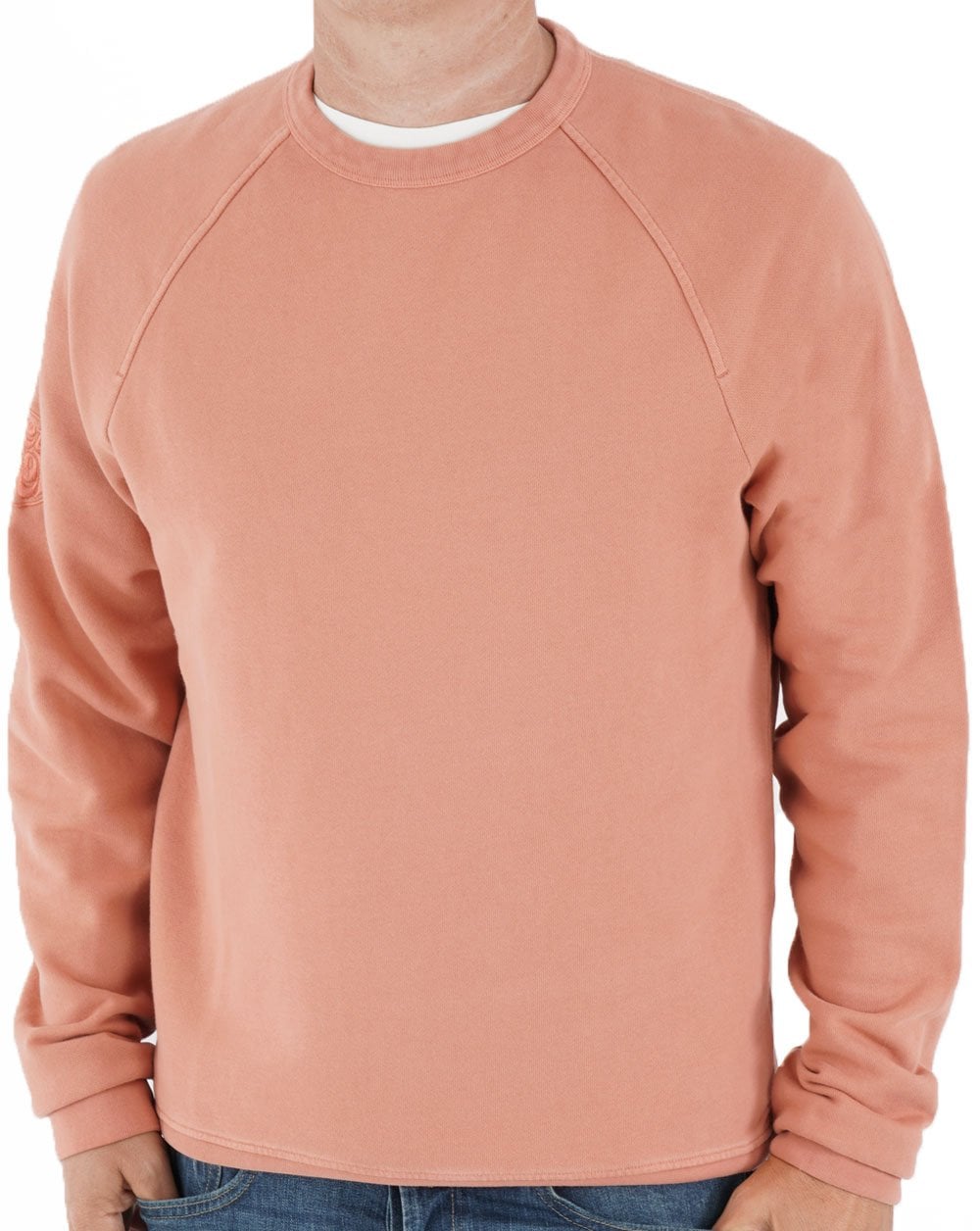 Pretty Green Cascade Rundhals-Sweatshirt Rosa