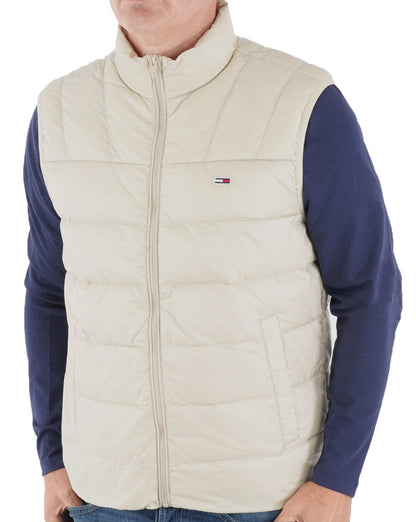 Tommy Jeans Daunenweste Sand