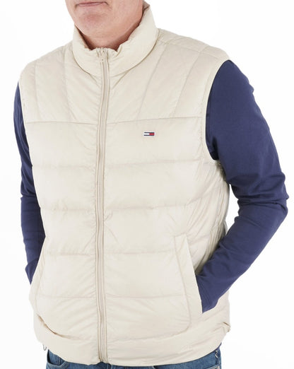 Tommy Jeans Daunenweste Sand