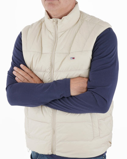 Tommy Jeans Daunenweste Sand