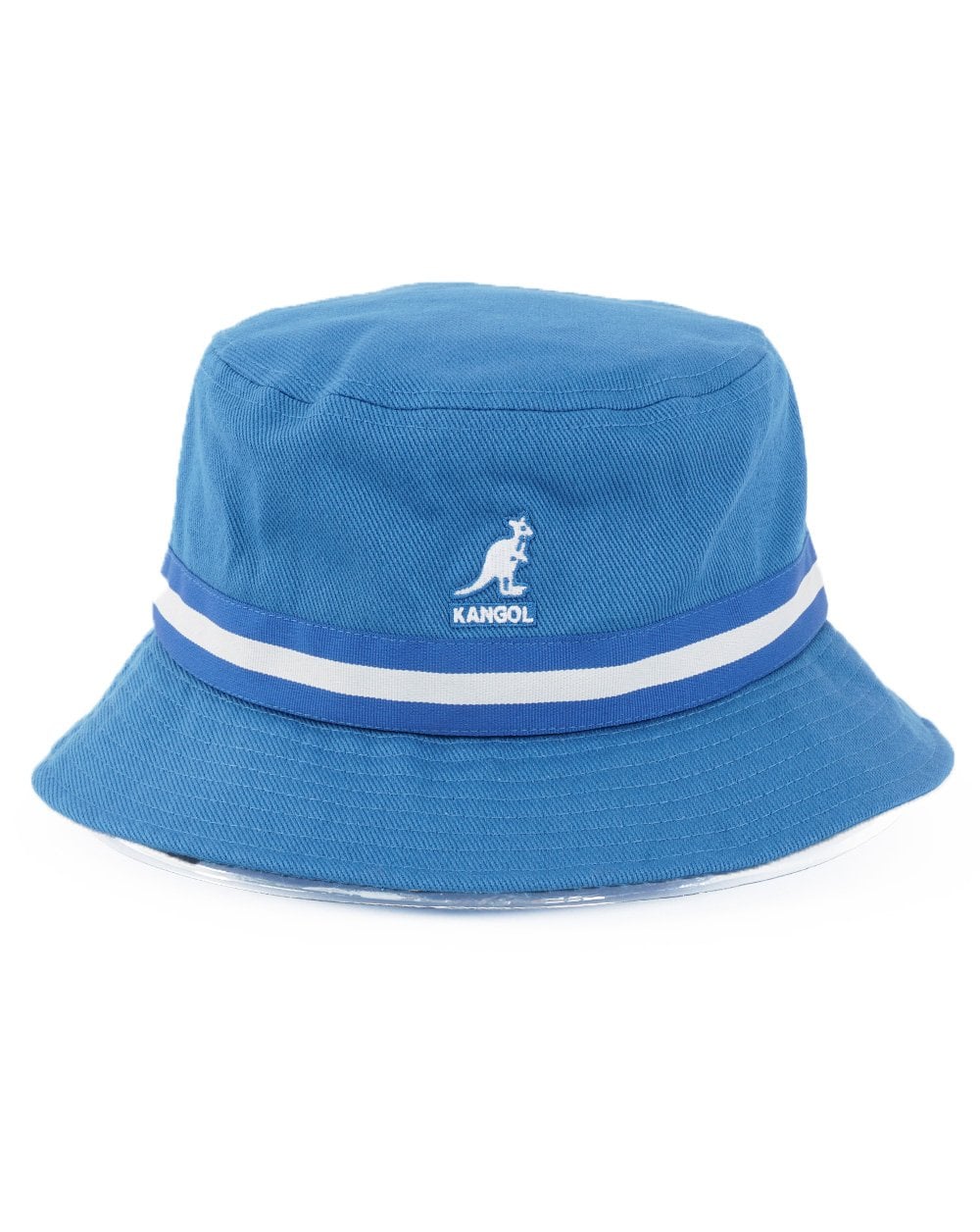 Kangol – Gestreifter Gallagher-Fischerhut in verwaschenem Blau