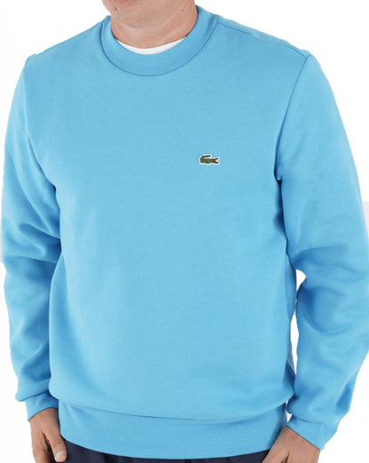 Lacoste Baumwoll-Sweatshirt Blau