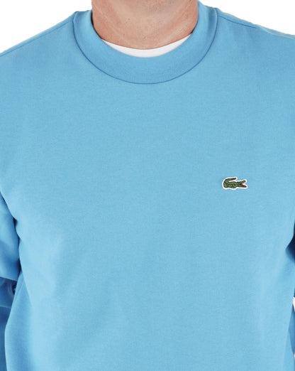 Lacoste Baumwoll-Sweatshirt Blau