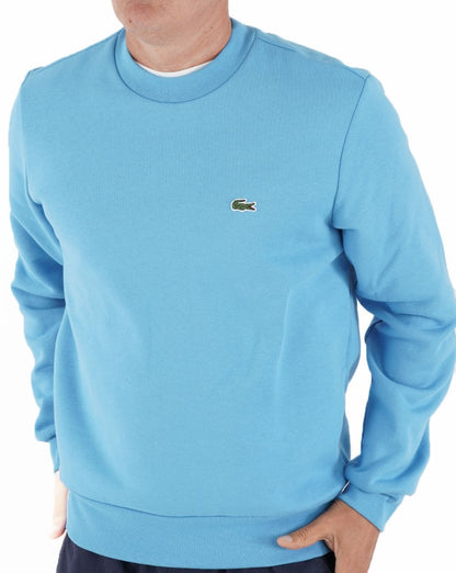 Lacoste Baumwoll-Sweatshirt Blau