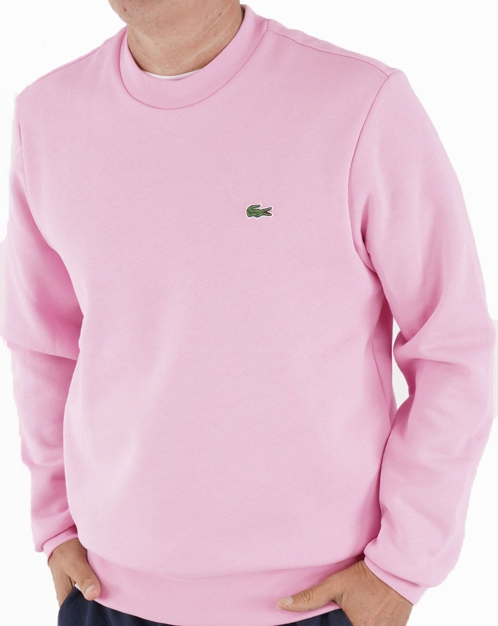 Lacoste Baumwoll-Sweatshirt Rosa