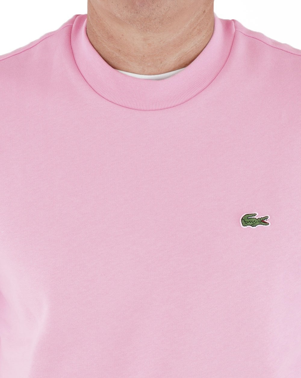 Lacoste Baumwoll-Sweatshirt Rosa