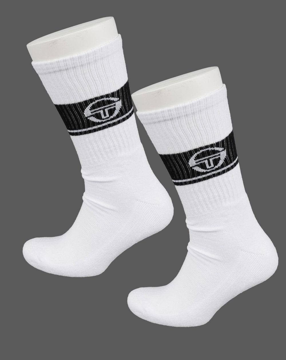 Sergio Tacchini 2 Pack Socks White
