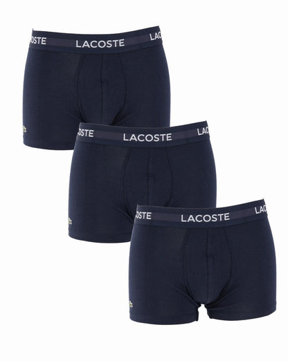 Lacoste – Dreierpack Unterhosen in Marineblau