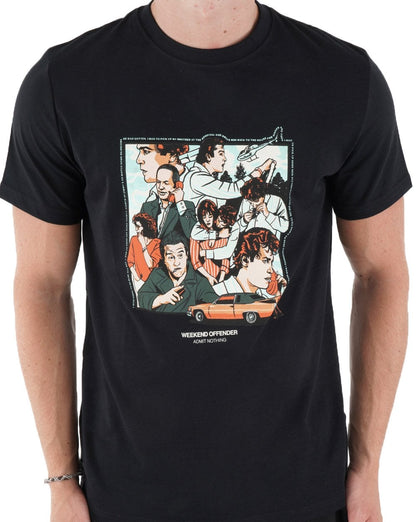 Weekend Offender Henry T-Shirt Schwarz